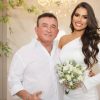 Amado Batista se casa no civil com Miss Mato Grosso 51 anos mais nova