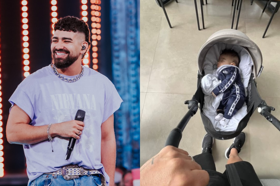 Dilsinho posta foto do filho caçula e encanta fãs com