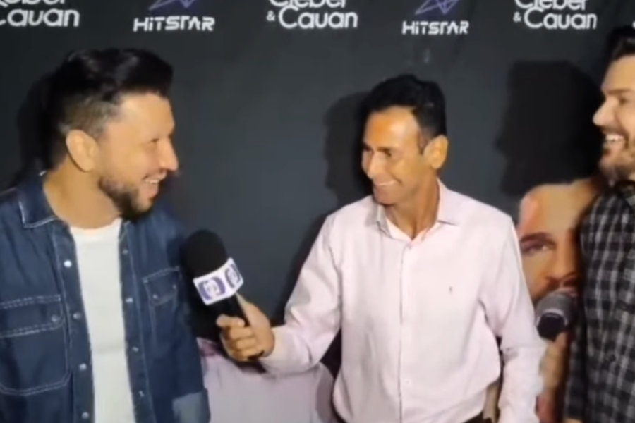 Repórter mudo do Mato Grosso faz dupla sertaneja Cléber e